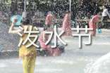 泼水节的活动方案